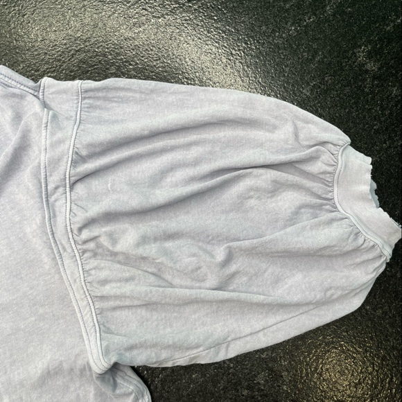 Free People We The Free balloon sleeve top, Color: Light blue, Size: Large - Picture 5 of 5